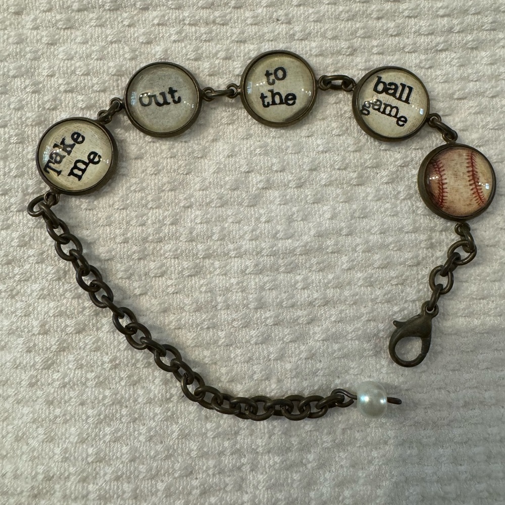 Take Me Put To The Ballgame Bracelet Baseball